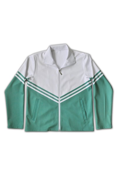 Manufacture of warm-up cheerleading uniforms custom green hit white cheerleading uniforms cheerleading uniforms factory CH214 detail view-3